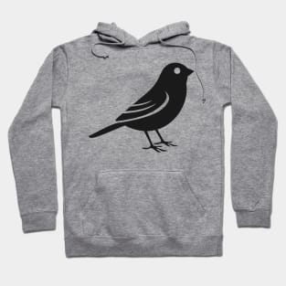 Black canary bird Hoodie